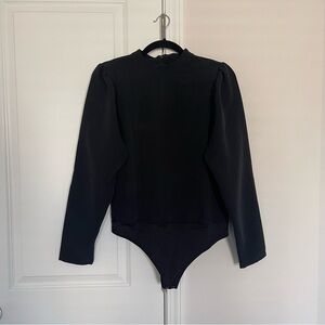 NWT Joie Black Long Sleeve Bodysuit
